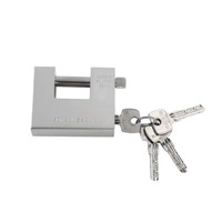 Emballage de boîte cadeau de haute qualité avec quatre clés d'ordinateur, serrures de porte d'entrepôt robustes, cadenas de sécurité rectangulaires en fer