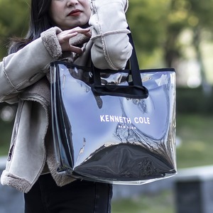 Sacs à main d'été personnalisés transparents <span class=keywords><strong>en</strong></span> <span class=keywords><strong>plastique</strong></span> PVC pour épaule et shopping, <span class=keywords><strong>plage</strong></span>, loisirs, sacs à main <span class=keywords><strong>de</strong></span> luxe, sacs fourre-tout pour femmes - Product Image 2