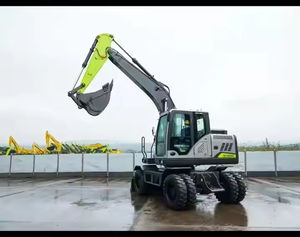 Excavadora de Ruedas Nueva de 7.5 Toneladas, Modelo ZE75WG 2025, Ampliamente Utilizada en Asia Central - Product Image 4