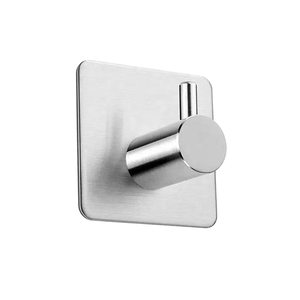 YOTO Bathroom Hanger Wall Mount <strong>Towel</strong> <strong>Hook</strong> Key Self Adhesive Square Bottom Staight Stainless Steel 304 Coat <strong>Hook</strong> for Bathroom - Product Image 3