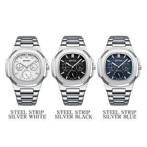 Orologi al Quarzo Impermeabili Sanda, Design Classico Popolare per Uomo e Donna, con <span class=keywords><strong>Calendario</strong></span>, Luminosi, alla Moda con Quadrante a Lancette - Product Image 2