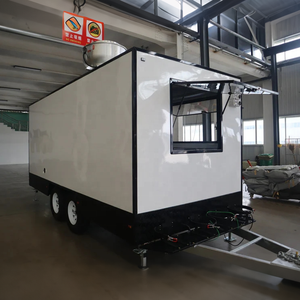 Food Truck in Acciaio Inossidabile e Fibra di Vetro 2026 per Shawarma, Ciambelle e Dolciumi con Luci in Acciaio Inossidabile Certificato ISO9001 - Product Image 4
