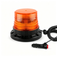 Luz Estroboscópica LED de 24W, Luz de Advertencia con Montaje Magnético, Carcasa de PC, Luz Intermitente Roja, Ámbar, Azul, Verde, Alerta de Emergencia para Vehículos