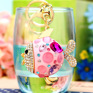 Thời trang cá <span class=keywords><strong>Keychain</strong></span> Bling Rhinestone pha lê <span class=keywords><strong>Keychain</strong></span> kim cương biển động vật Móc chìa khóa túi Mặt dây chuyền cá Keyring cá heo <span class=keywords><strong>Keychain</strong></span> - Product Image 5