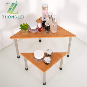 Épices de cuisine Garde-Manger Armoire De Stockage Séparable 2-Tier Etagères D'angle Comptoir <span class=keywords><strong>Étagère</strong></span> pour Salle De Bain Organisateur Cosmétique - Product Image 6