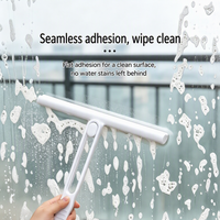 Outils de nettoyage de vitres pliables pour la maison, grattoir à vitres pliable en PP