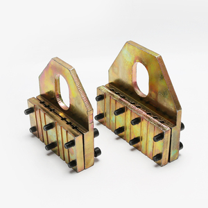 엘리베이터 부품 6/8 슬롯 강철 리프팅 장치 엘리베이터 와이어 로프 클램프 코네용 - Product Image 1