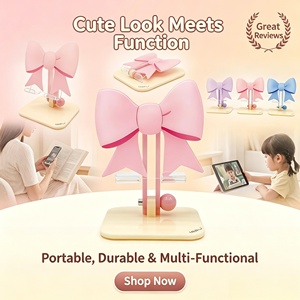 Organizador de Escritorio Universal Plegable Ajustable con Diseño de Lazo Acrílico, Inclinación de 180°, OEM ODM, Logotipo Personalizado, Venta al Por Mayor, Kawaii, para Teléfono Celular - Product Image 5