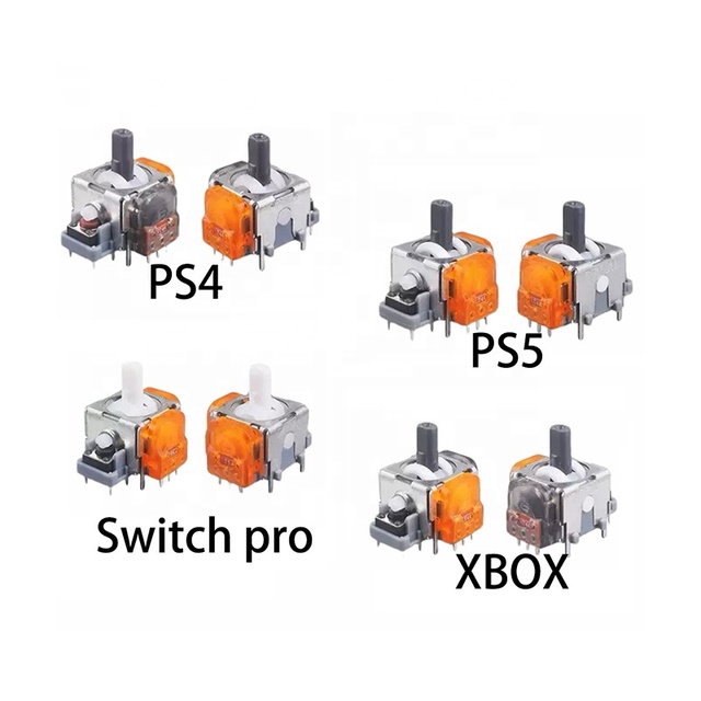 1pc for PS4/PS5/Xboxes/Switch PRO TMR Electromagnetic Joystick Anti-Drift Stick Hall 3D Magnetic Resistance Rocker