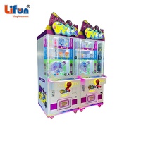 LIFUN Lucky Ball Arcade Game Machine Machine à pièces Distributeur automatique de prix Jeu de compétences Gift Machine Malls Game Plastic English