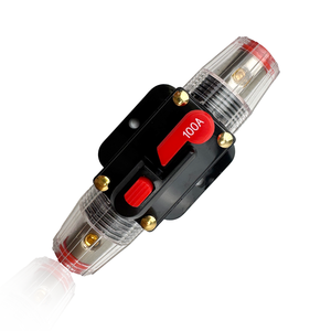 Amplificateur de voiture 4 canaux classe AB AK-F04 12-36V avec porte-fusible ANL 100A, lumière LED, SNR 91-100dB, <span class=keywords><strong>FR</strong></span> 20-20kHz pour borne négative - Product Image 1