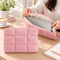 Housse d'ordinateur portable matelassée personnalisée en gros, antichoc, avec logo imprimé sur mesure, cadeau d'entreprise