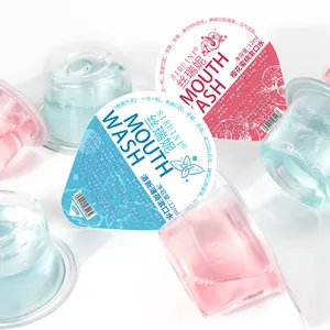 Mint Fruit Flavor Cup Mundwasser Tragbare Munds pülung Reise größe Jelly Cup Mint Flavor Zahn aufhellung Mundwasser Mundwasser