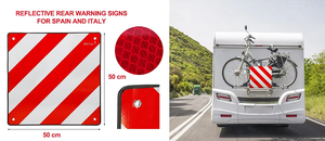 علامات مغناطيسية عاكسة للأمن مقاومة للماء ، ملصق شاحنة فان ، علامة تحذير أمان مغناطيسية - Product Image 5