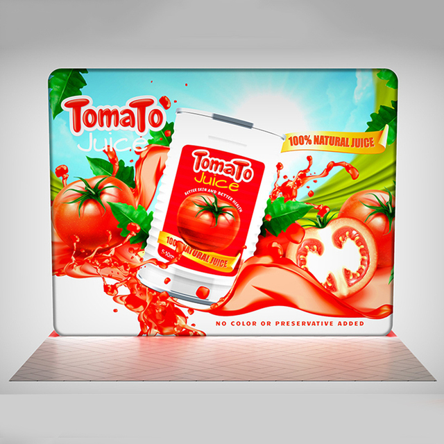 Eastern Signs Trade Show Exhibition Booth Display Tension Fabric Backdrop SEG Pop up Led Foldable Light Box