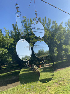 Disques réfléchissants anti-oiseaux double face pour extérieur, réflecteurs pour éloigner les oiseaux du jardin, de la terrasse et de la cour - Product Image 3