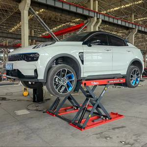 Trpahlawan 2025 peralatan toko Perbaikan Mobil kualitas tinggi pabrikan Tiongkok pengangkat gunting ketinggian angkat mobil 1200 MM warna kustom - Product Image 1