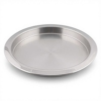 Plateau de service élégant en acier inoxydable, accessoires de bar, usage domestique, certifié écologique, Mayur Exports, hôtels, cafés, prix bas