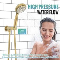 Ensemble de douche de salle de bain moderne en laiton avec mitigeur d'eau et douchette de bidet robinets contemporains pour baignoire et douche
