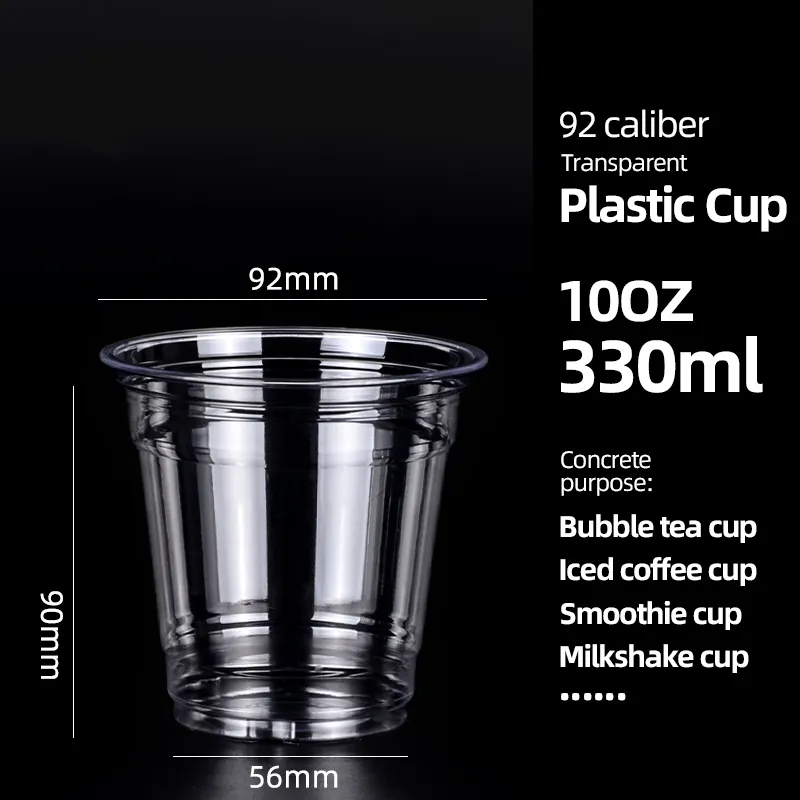 custom plastic cups with lids 12 16 20 24 oz disposable pet plastic lemonade dabba coffee cup boba bubble tea cup vasos plastico