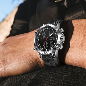 Nuevo Reloj Foxbox Fb0006 para Hombre, Doble Pantalla, Deportivo, Resistente al Agua 30m, Reloj de Pulsera Digital de Cuarzo para Hombre - Product Image 3