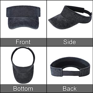 Nhà thiết kế cô gái Twill cotton viceras deportivas Para Sol người đàn ông phụ nữ giá rẻ thể thao Sun <span class=keywords><strong>Visor</strong></span> Mũ Blaze cam rửa mũ cao bồi - Product Image 3