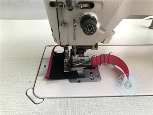 Máquina de coser industrial electrónica de puntada plana para cuero, automática, de alta resistencia, con pie de arrastre y cuchilla, modelo nuevo y estándar. - Product Image 5