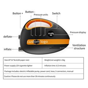 20psi haute <span class=keywords><strong>pression</strong></span> Sup pompe pompe à Air électrique gonfler dégonfler pompe à pagaie pour Sup Kayak - Product Image 5