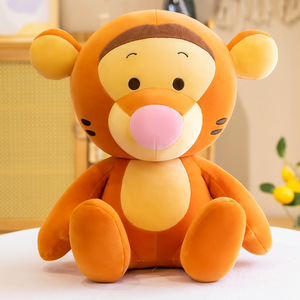 All'ingrosso piccoli leoni farciti <span class=keywords><strong>peluche</strong></span> giallo arancio tigre Tigger <span class=keywords><strong>Minnie</strong></span> giocattolo per bambini PP cotone pieno di amici animali - Product Image 2