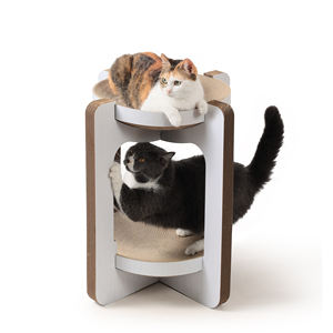 Tempat tidur kucing lapisan ganda ramah lingkungan isi ulang kardus kucing <span class=keywords><strong>Lounge</strong></span> - Product Image 1