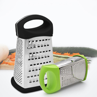 Keuken multifunctionele roestvrijstalen handmatige rasp voor fruit & groenten