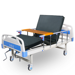 Venta caliente Cama médica manual de doble manivela Cama de <span class=keywords><strong>cuidado</strong></span> <span class=keywords><strong>en</strong></span> el hogar de <span class=keywords><strong>ancianos</strong></span> <span class=keywords><strong>para</strong></span> pacientes <span class=keywords><strong>en</strong></span> el hospital o <span class=keywords><strong>en</strong></span> <span class=keywords><strong>casa</strong></span> - Product Image 1