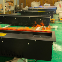 Cheminée à vapeur intégrée SHIMI 110~220V, flamme simulée 3D, longueur personnalisée, décoration électrique moderne pour salon