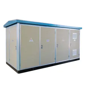 Combined Outdoor Preinstalled Box To High Voltage Distribution Cabinet Box-type Compact Transformer Subatation