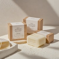 Boîte à savon en papier kraft de conception personnalisée | Biodégradable avec revêtement UV ponctuel | Service OEM/ODM pour savon naturel fait main
