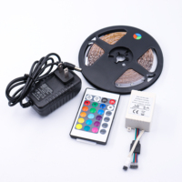 Kit de bandes LED Magic Flexible DC12V RGB étanche extérieur Smart 5M bande de LED 2835 SMD IP65 bandes lumineuses avec pilote de LED