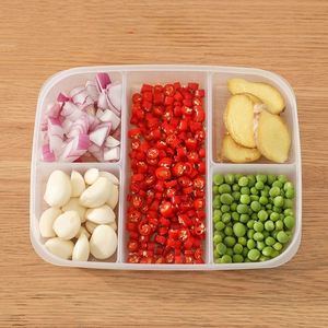 Boîte de conservation et de préparation alimentaire en plastique pour réfrigérateur et congélateur, avec compartiments pour viande - Product Image 1