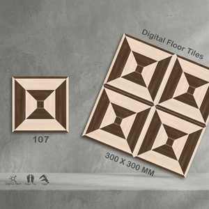 Carreaux de sol en céramique 300x300mm, porcelaine émaillée numérique, imperméables, résistants à l'usure, pour revêtements de sol intérieurs - Product Image 3