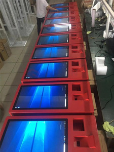 25/27inch Màn hình kép treo tường màn hình cảm ứng kiosk với đầu đọc thẻ QR Máy quét mã và máy in nhiệt - Product Image 3