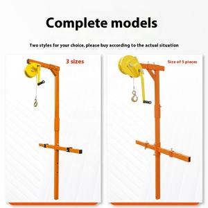 Nuovo argano a mano da 1200 libbre (gru da 10m) condizionatore d'aria unità esterna con strumento di sollevamento rimovibile e staffa - Product Image 3