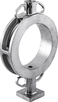 Vanne papillon à disque à grande ouverture en fonte CF8 CF8M SS316 DN50-1000, service OEM de fonderie de précision