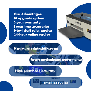 Erasmart Meilleure imprimante à jet d'encre automatique 1390 L1800 Dx5 Tête A3 Dtf Imprimante pour l'impression de T-shirts - Product Image 5