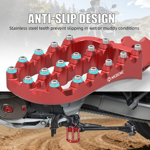 Reposapiés de Aluminio Forjado NICECNC para Honda CRF1100L Africa Twin Adventure Sports 2020-2025 50617-MKK-D00 Todoterreno - Product Image 6