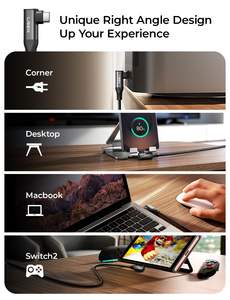 Câble de charge rapide LISEN 100W PD avec puce intelligente E-marker pour <span class=keywords><strong>Samsung</strong></span> Galaxy S25 S24 Ultra, ordinateur portable, charge de batterie haute puissance - Product Image 3