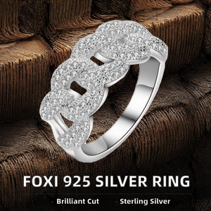 RTS 925 Sterling <span class=keywords><strong>Silver</strong></span> Mossanite Anel Spiked Design VVS Moissanite Diamante Hip Hop Estilo Anel Cubano para Homens e Mulheres - Product Image 2