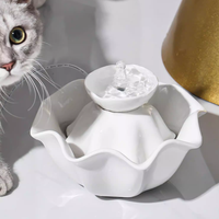 Groothandel Keramische Katten Drinkfontein Automatisch Stil Gefilterd Lekvrij Ecologisch Vriendelijk Katten Honden Grote Capaciteit Hydratatie