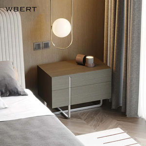WBERT Meuble de rangement pour tables de chevet en bois, minimaliste italien, solide, post-moderne - Product Image 4
