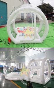 Globo inflable comercial rebote casa cúpula de burbujas de aire 3M 4m transparente salto Castillo soplador tienda para fiesta Renta al aire libre - Product Image 2