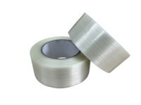 Ruban adhésif en tissu de verre simple face sans résidu, en PET, avec adhésif en caoutchouc pour fixation de plaques d'acier électriques 8934