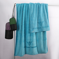 Hautfreundliches, leichtes Mikrofaser-Handtuch in verschiedenen Farben, schnell wasserabsorbierend, für Schwimmen, Strand, Urlaub, Fitness.